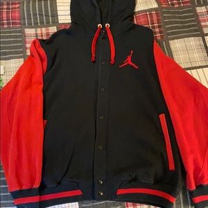Jordan’s jump man varsity hoodie XXL